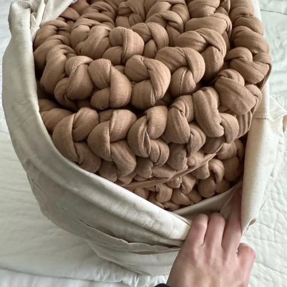 Tree Napper Weighted Blanket Chunky Knit Napper Blanket 2025